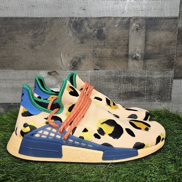 ADIDAS X PHARRELL WILLIAMS HU NMD ANIMAL PRINT Pulse Amber HP3221 - Picture 4 of 12